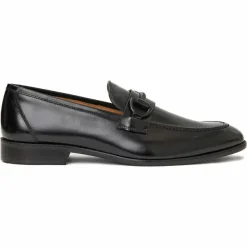 Bruno Magli Alessio Slip On Black Bit Loafer Black Leather Clearance
