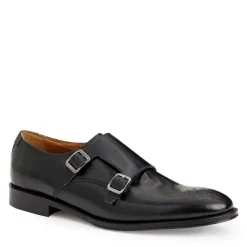 Bruno Magli Alfeo Double Monk Strap-Black Black Leather Online