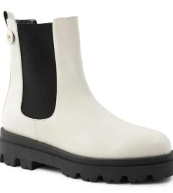 Bruno Magli Alma Chunky Leather Chelsea Boot - Off White Best