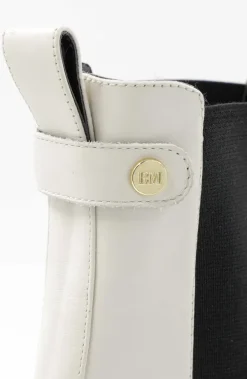 Bruno Magli Alma Chunky Leather Chelsea Boot - Off White Best