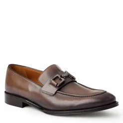 Bruno Magli Alpha Classic Bit Leather Loafer Truffle Sale