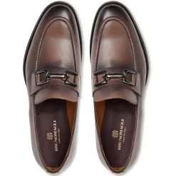 Bruno Magli Alpha Classic Bit Leather Loafer Truffle Sale