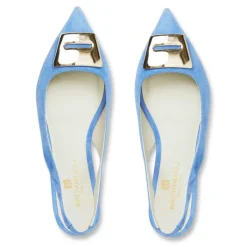 Bruno Magli Amelia - Periwinkle Suede /Black Leather New