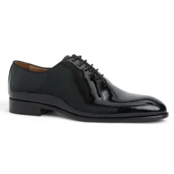 Bruno Magli Angelo Whole Cut Oxford Black Patent New