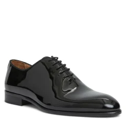 Bruno Magli Angelo Whole Cut Oxford Black Patent New
