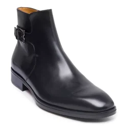 Bruno Magli Angiolini Leather Dress Boot Black Hot