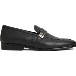 Bruno Magli Arlo Slip On Side Bit Loafer Black Leather Online
