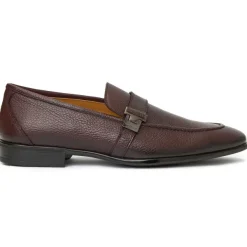 Bruno Magli Arlo Slip On Side Bit Loafer Brown Leather Discount
