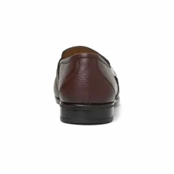 Bruno Magli Arlo Slip On Side Bit Loafer Brown Leather Discount