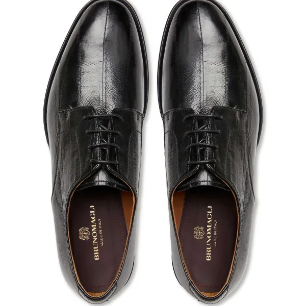 Bruno Magli Asti Traditional Dress Oxford Black Eel Best