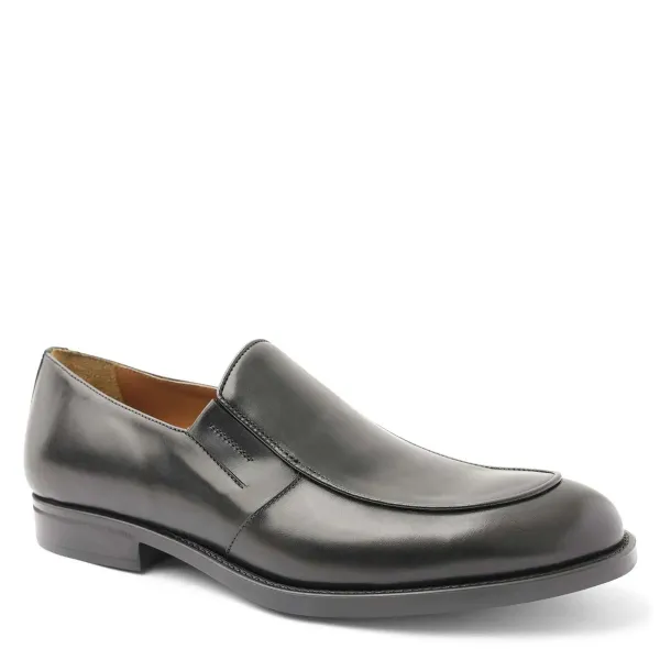 Bruno Magli Barberino Leather Slip On Loafer Black Best