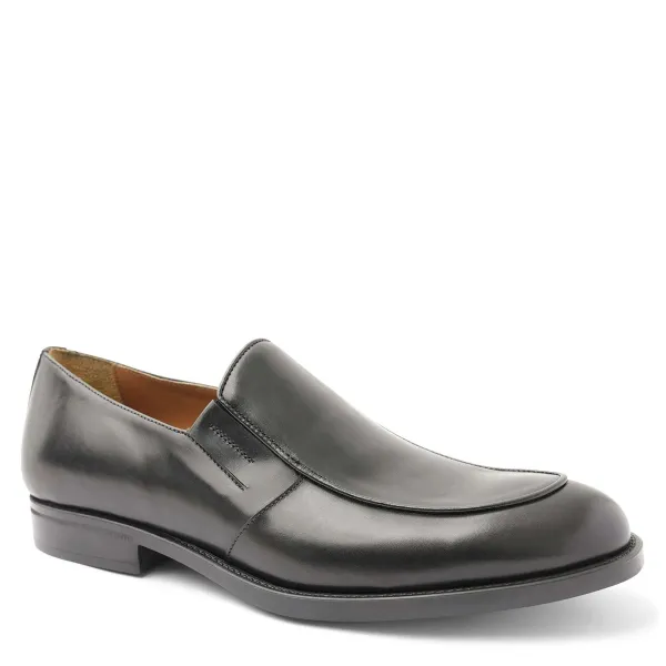 Bruno Magli Barberino Leather Slip On Loafer Black Best