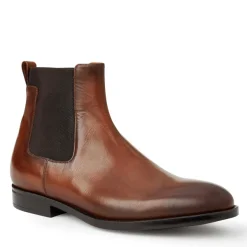 Bruno Magli Byron Double Gore Slip-On Boot Cognac Best