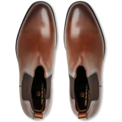 Bruno Magli Byron Double Gore Slip-On Boot Cognac Best