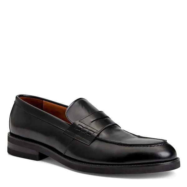 Bruno Magli Carter Casual Men's Loafer- Black Leather Online