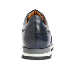 Bruno Magli Collezione Gallo Leather Jogger Sneaker Navy Best