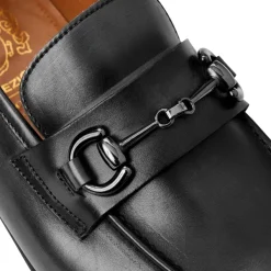 Bruno Magli Collezione Mauro Leather Slip-On Loafer-Black Black Leather Hot