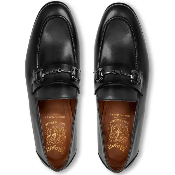 Bruno Magli Collezione Mauro Leather Slip-On Loafer-Black Black Leather Hot