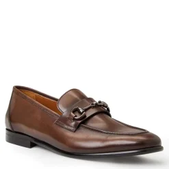 Bruno Magli Collezione Mauro Leather Slip-On Loafer Taupe Clearance
