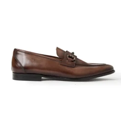 Bruno Magli Collezione Mauro Leather Slip-On Loafer Taupe Clearance
