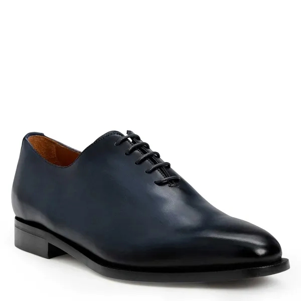 Bruno Magli Collezione Veleno Leather Oxford Navy Sale