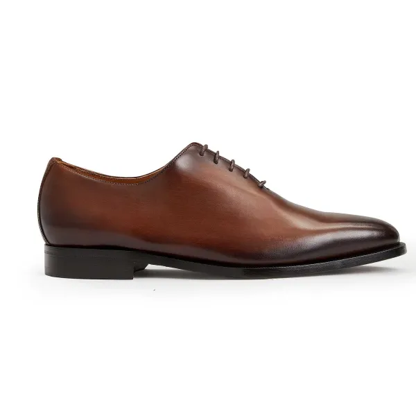 Bruno Magli Collezione Veleno Leather Oxford Brown Sale