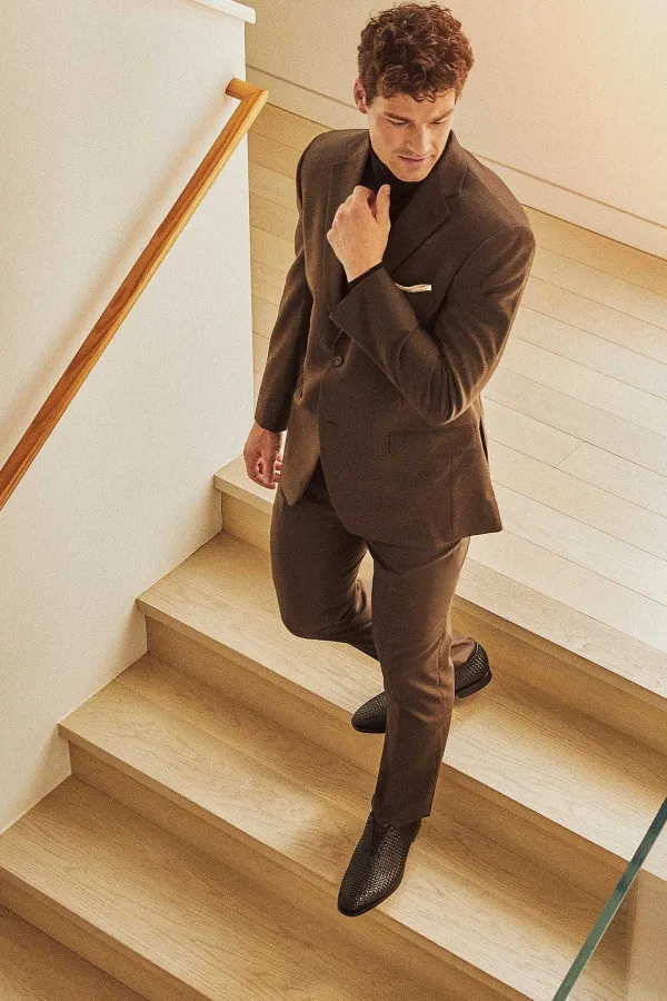 Bruno Magli Collezione Veleno Leather Oxford Brown Sale
