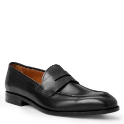 Bruno Magli Collezione Vesini Leather Slip-On Loafer Black Hot