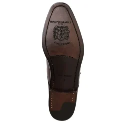 Bruno Magli Collezione Vilante Leather Single Strap Monk Loafer Brown Sale