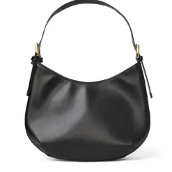 Bruno Magli Cora Hobo Handbag Black Nappa Leather Black Leather
