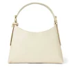 Bruno Magli Cora Mini Hobo Nappa Leather Cream New