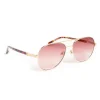 Bruno Magli Costa Aviator Sunglasses Gold Outlet
