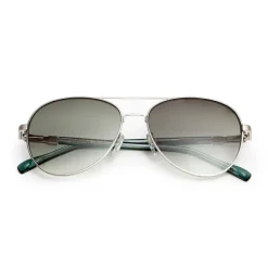 Bruno Magli Costa Aviator Sunglasses Silver Hot