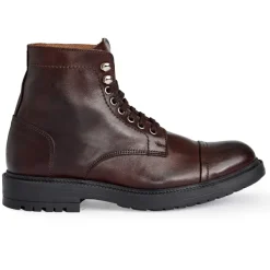 Bruno Magli Costanzo Lace-Up Boot-Brown Dark Brown Leather Clearance