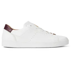 Bruno Magli Dante Lace-To-Toe Leather Sneaker White New
