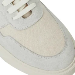 Bruno Magli Darian Sneaker Canvas Off White Clearance