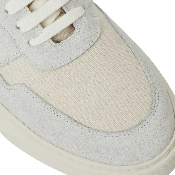 Bruno Magli Darian Sneaker Canvas Off White Clearance