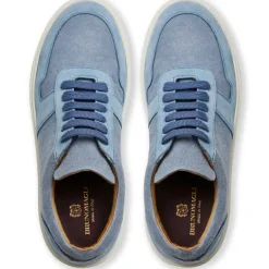 Bruno Magli Darian Sneaker Canvas Light Blue Online