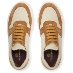 Bruno Magli Darian Sneaker Canvas Sand Best