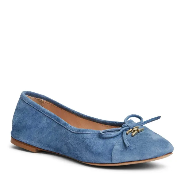 Bruno Magli Donatella Ballet Flat Light Blue Suede