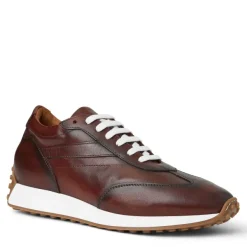 Bruno Magli Duccio Mid Leather Jogger Sneaker Rust New