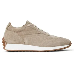 Bruno Magli Duccio Mid Suede Jogger Sneaker-Taupe Taupe Suede Sale