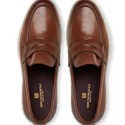 Bruno Magli Ettore Slip On Loafer Leather Cognac Best