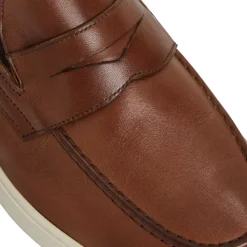Bruno Magli Ettore Slip On Loafer Leather Cognac Best