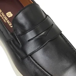 Bruno Magli Ettore Slip On Loafer Leather Black Outlet