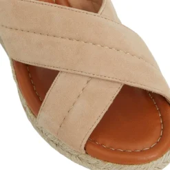 Bruno Magli Eva Wedge Heel Sand Suede