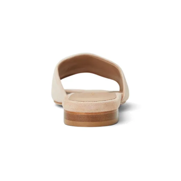 Bruno Magli Fabia Single Banded Slide Sand Suede Clearance