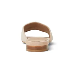 Bruno Magli Fabia Single Banded Slide Sand Suede New