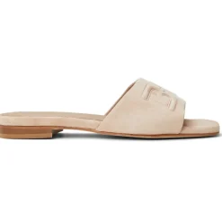 Bruno Magli Fabia Single Banded Slide Sand Suede New