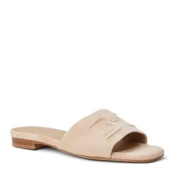 Bruno Magli Fabia Single Banded Slide Sand Suede New